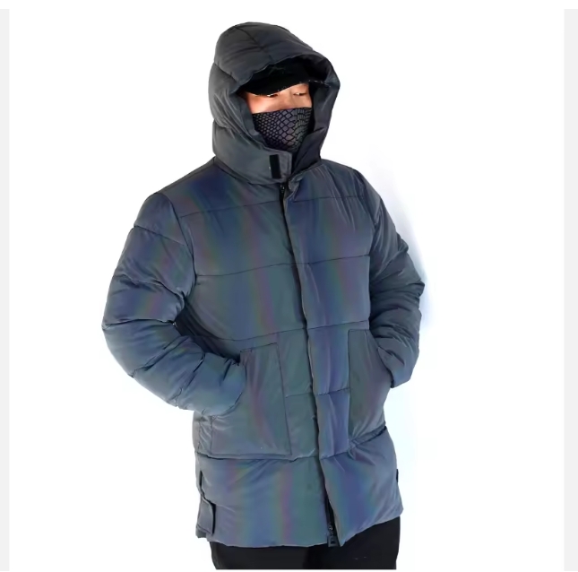 harness holdings reflective puffer jacket 